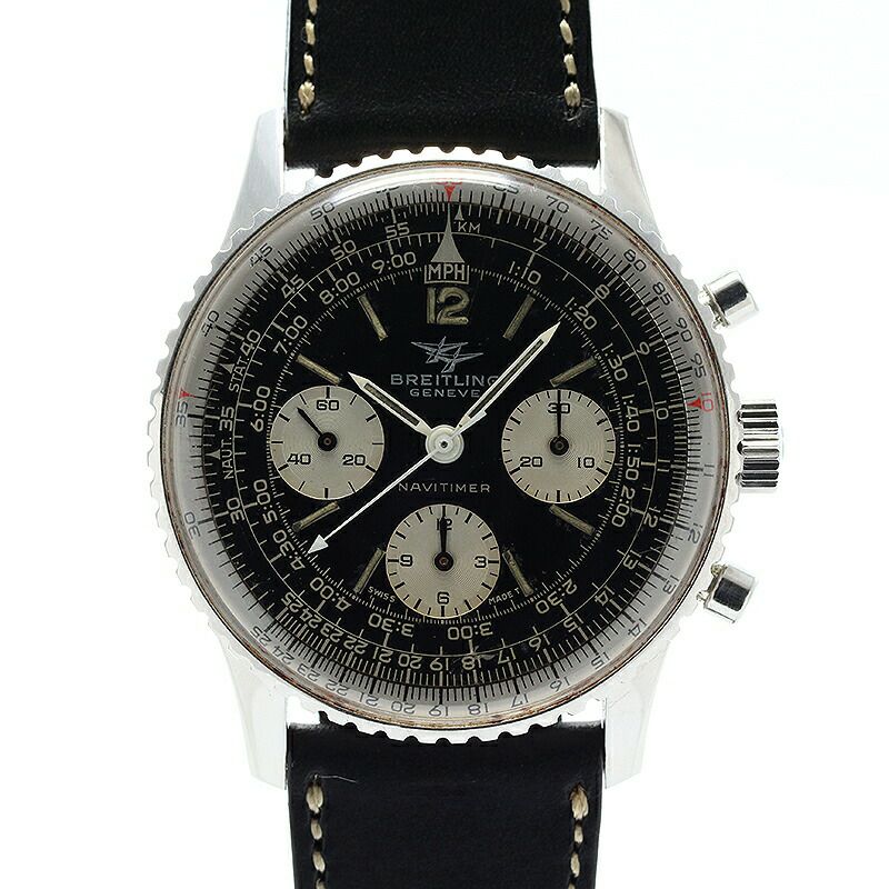 【仮】ブライトリング【BREITLING】ナビタイマー806メンズブラック/シルバーステンレススティール腕時計時計NAVITIMERBLACK/SILVERSS【中古】