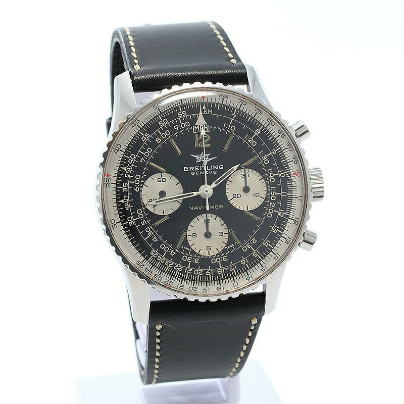 【仮】ブライトリング【BREITLING】ナビタイマー806メンズブラック/シルバーステンレススティール腕時計時計NAVITIMERBLACK/SILVERSS【中古】