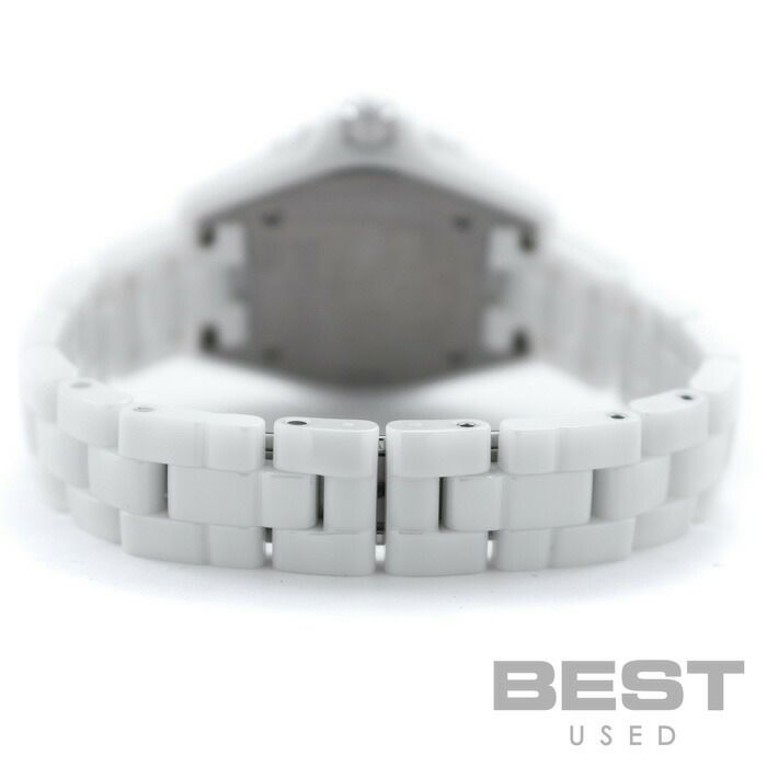 【仮】シャネル【CHANEL】J12ホワイトファントムH3705レディースホワイトセラミック腕時計時計J12WHITEPHANTOMWHITECE【中古】