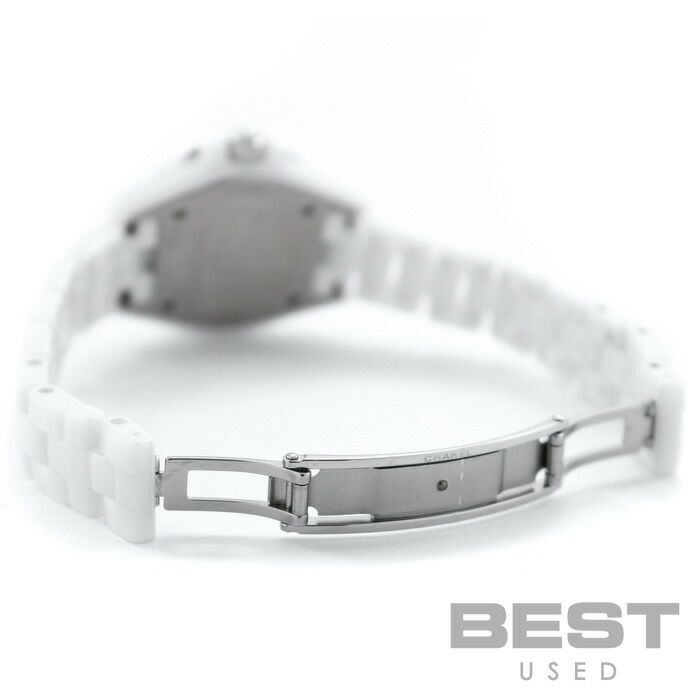 【仮】シャネル【CHANEL】J12ホワイトファントムH3705レディースホワイトセラミック腕時計時計J12WHITEPHANTOMWHITECE【中古】