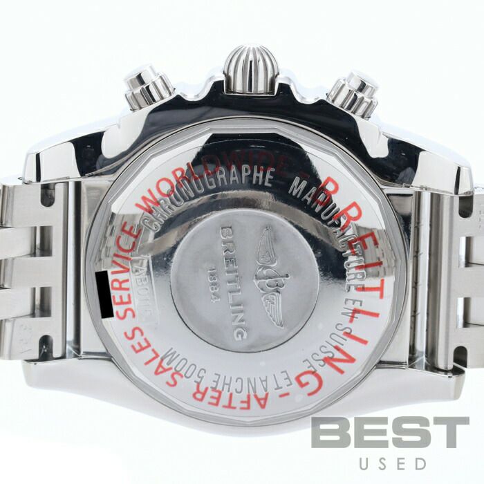 【仮】ブライトリング【BREITLING】クロノマットJSP日本限定AB0115(A001B70PA)メンズブラックステンレススティール腕時計時計CHRONOMATJSPJAPANLIMITEDBLACKSS【中古】