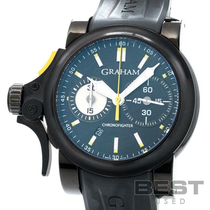 【中古】GRAHAM  CHRONOFIGHTER　RAC TRIGGER  <br>グラハム クロノファイターRACトリガー <br>2TRAB.B01A.K43D