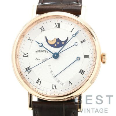 【仮】ブレゲ【BREGUET】クラシック77877787BR/12/9V6メンズシルバーK18ピンクゴールド腕時計時計CLASSIC7787SILVERK18PG【中古】