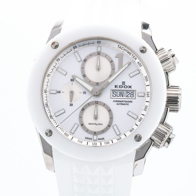 中古】EDOX CHRONOOFFSHORE-1 CHRONOGRAPH AUTOMATIC エドックス クロノオフショア1 クロノグラフ  オートマチック 01114-3B-BN-S｜ヴィンテージブランド｜時計・腕時計の通販サイトBEST ISHIDA（正規・中古販売店）