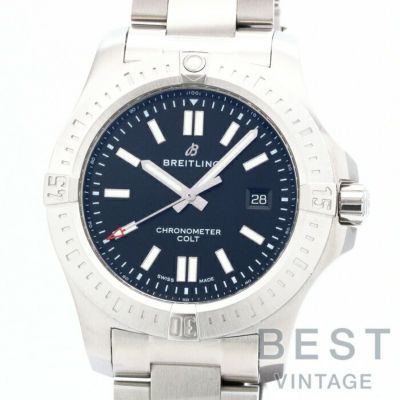 【仮】ブライトリング【BREITLING】コルトオートマティックA17388101B1A1メンズブラックステンレススティール腕時計時計COLTAUTOMATICBLACKSS【中古】