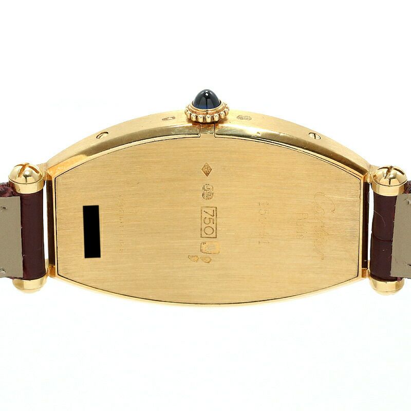 【中古】CARTIER  TONNEAU WATCH SMALL MODEL  <br>カルティエ トノー ウォッチ SM / トノーSM <br>89090043