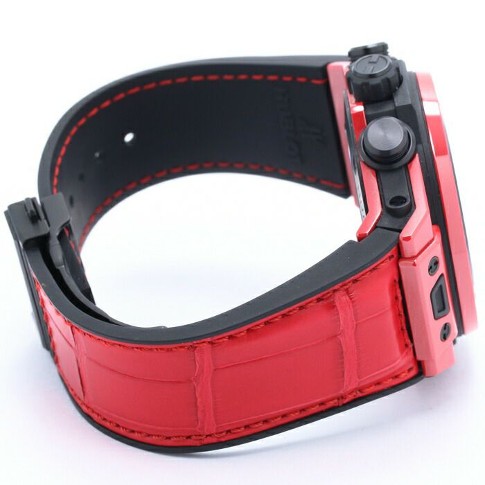 【仮】ウブロ【HUBLOT】ビッグ・バンウニコレッドマジック411.CF.8513.RXメンズレッドセラミック腕時計時計BIGBANGUNICOREDMAGICREDCE【中古】