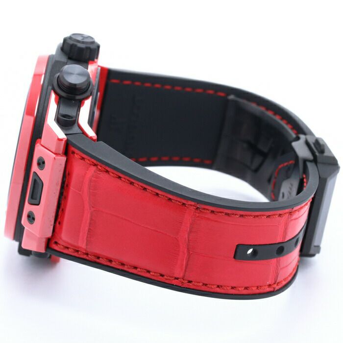 【仮】ウブロ【HUBLOT】ビッグ・バンウニコレッドマジック411.CF.8513.RXメンズレッドセラミック腕時計時計BIGBANGUNICOREDMAGICREDCE【中古】