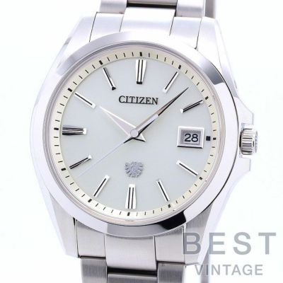 【仮】シチズン【CITIZEN】ザ･シチズンエコドライブAQ4060-50Aメンズシルバーステンレススティール腕時計時計THECITIZENECO-DRIVESILVERSS【中古】