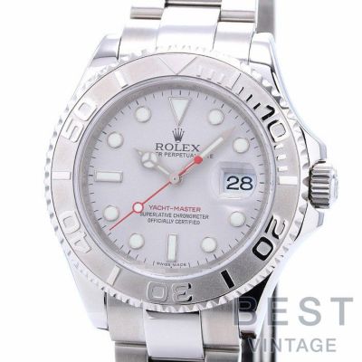 【仮】ロレックス【ROLEX】ヨットマスターロレジウム16622メンズシルバープラチナ/ステンレススティール腕時計時計YACHT-MASTERROLESIUMSILVERPT/SS【中古】
