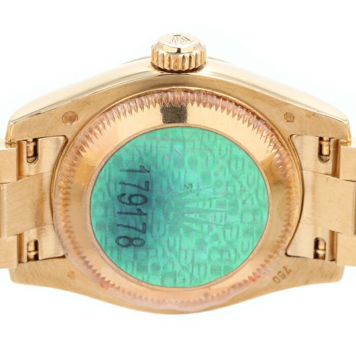 【仮】ロレックス【ROLEX】オイスターパーペチュアルデイトジャスト179178GレディースゴールドK18イエローゴールド腕時計時計OYSTERPERPETUALDATEJUSTGOLDK18YG【中古】