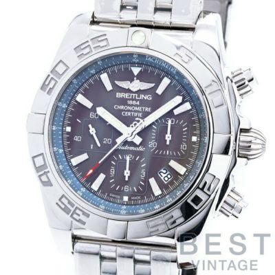 【仮】ブライトリング【BREITLING】クロノマット44AB0111メンズブラウンステンレススティール腕時計時計CHRONOMAT44BROWNSS【中古】