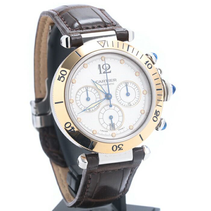 カルティエ CARTIER W3101155 パシャ38mm ヘッド クロノグラフ クォーツ メンズ _746771 - ブランド腕時計