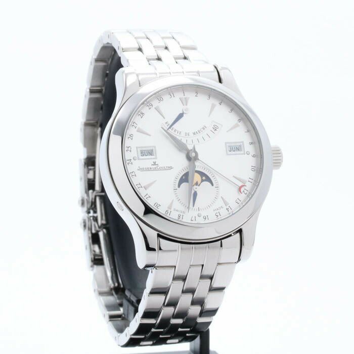 【仮】ジャガー・ルクルト【JAEGERLECOULTRE】マスターカレンダーQ151842(147.8.41.S)メンズシルバーステンレススティール腕時計時計MASTERCALENDARSILVERSS【中古】