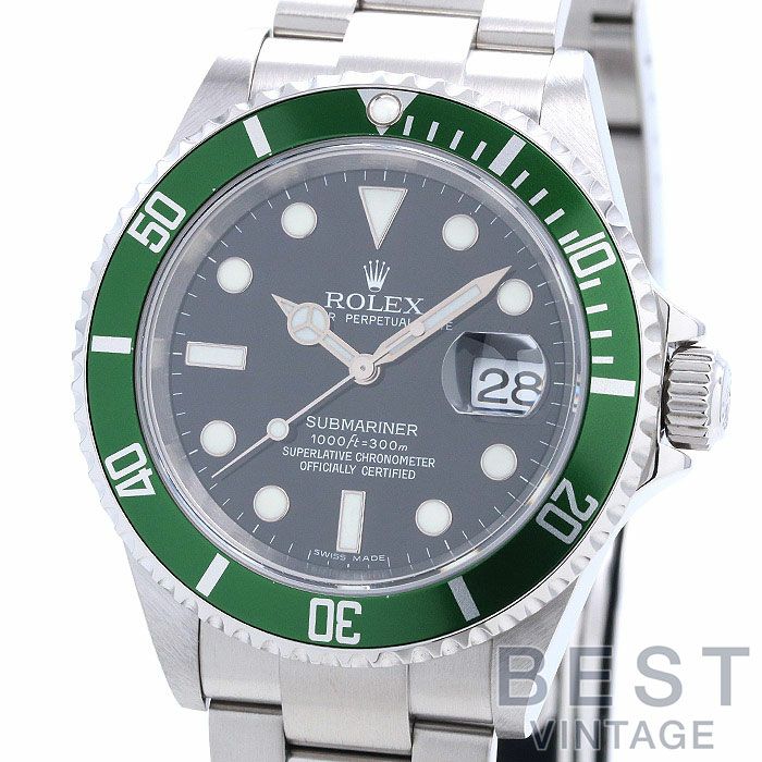 【中古】ROLEX  GREEN SUBMARINER DATE   ロレックス グリーン サブマリーナー デイト 16610LV
