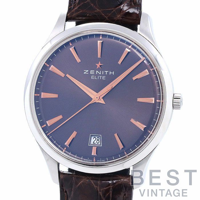 中古】ZENITH CAPTAIN ELITE CENTRAL SECOND ゼニス キャプテン 