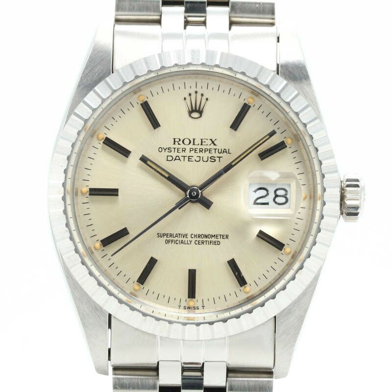 【仮】ロレックス【ROLEX】オイスターパーペチュアルデイトジャスト16030メンズシルバーステンレススティール腕時計時計OYSTERPERPETUALDATEJUSTSILVERSS【中古】
