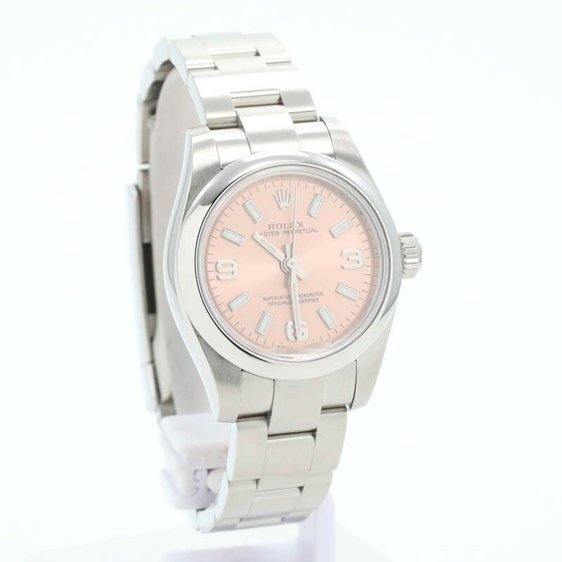 【仮】ロレックス【ROLEX】オイスターパーペチュアル26176200レディースコッパーピンクステンレススティール腕時計時計OYSTERPERPETUAL26COPPERPINKSS【中古】