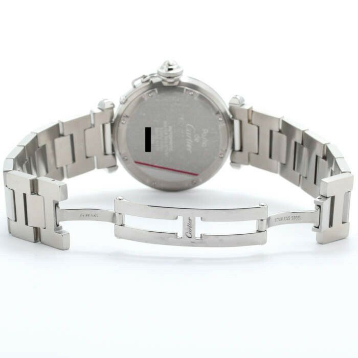 【仮】カルティエ【CARTIER】パシャCW31014M7メンズネイビーステンレススティール腕時計時計PASHACNAVYSS【中古】