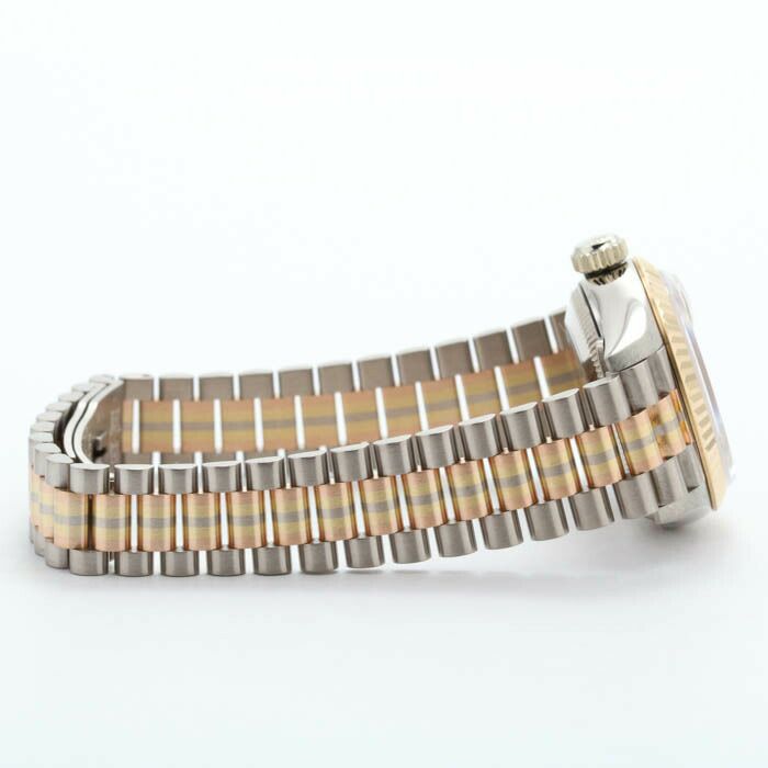 【仮】ロレックス【ROLEX】オイスターパーペチュアルデイトジャスト69179GBICレディースコパーピンクK18ホワイトゴールド/K18イエローゴールド腕時計時計OYSTERPERPETUALDATEJUSTCOPPERPINKK18WG/K18YG【中古】