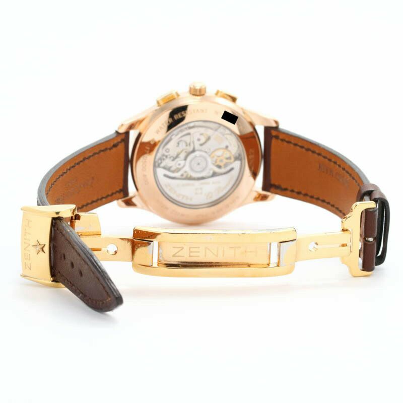 【仮】ゼニス【ZENITH】エル・プリメロローズゴールド世界限定750本17.0500.400/34メンズシルバー18ローズゴールド腕時計時計ELPRIMEROROSEGOLD750LIMITEDSILVERK18RG【中古】