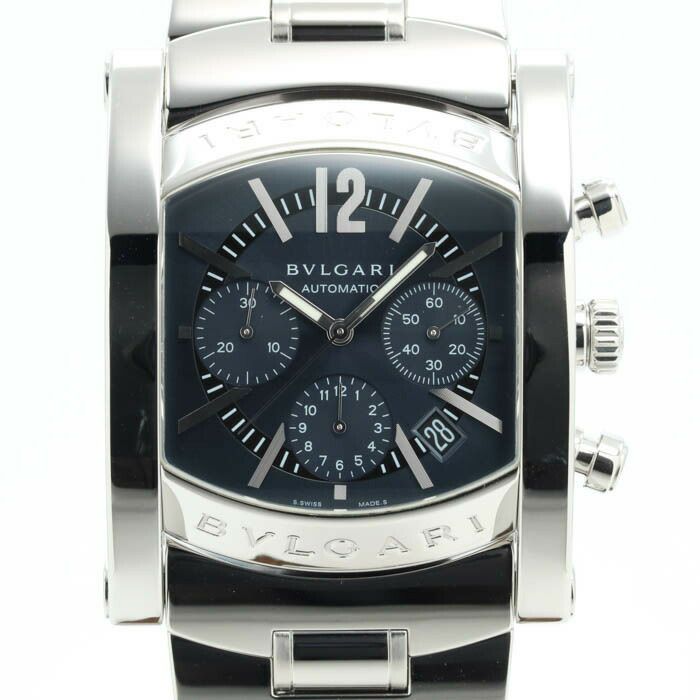 中古】BVLGARI ASSIOMA CHRONOGRAPH ブルガリ アショーマ クロノグラフ  