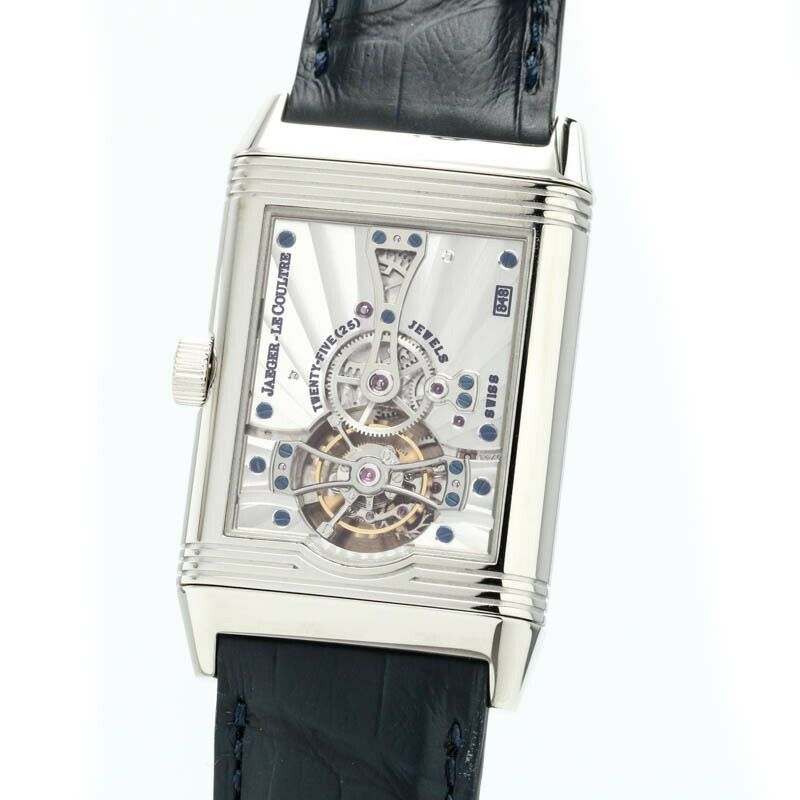 【仮】ジャガー・ルクルト【JAEGERLECOULTRE】レベルソプラチナNo.2Q2176402(270.6.48/217.64.40)メンズグレープラチナ腕時計時計REVERSOPLATINUMNUMBERTWOGRAYPT【中古】