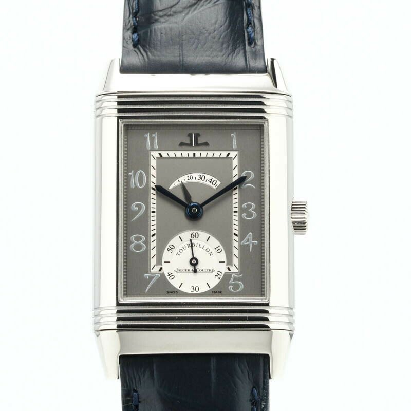 【仮】ジャガー・ルクルト【JAEGERLECOULTRE】レベルソプラチナNo.2Q2176402(270.6.48/217.64.40)メンズグレープラチナ腕時計時計REVERSOPLATINUMNUMBERTWOGRAYPT【中古】