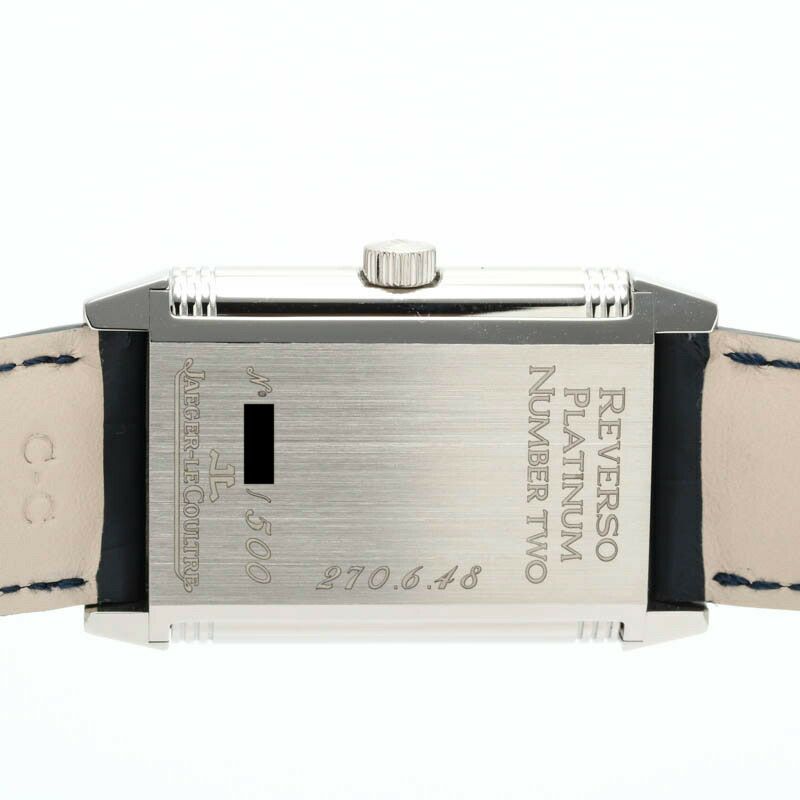 【仮】ジャガー・ルクルト【JAEGERLECOULTRE】レベルソプラチナNo.2Q2176402(270.6.48/217.64.40)メンズグレープラチナ腕時計時計REVERSOPLATINUMNUMBERTWOGRAYPT【中古】