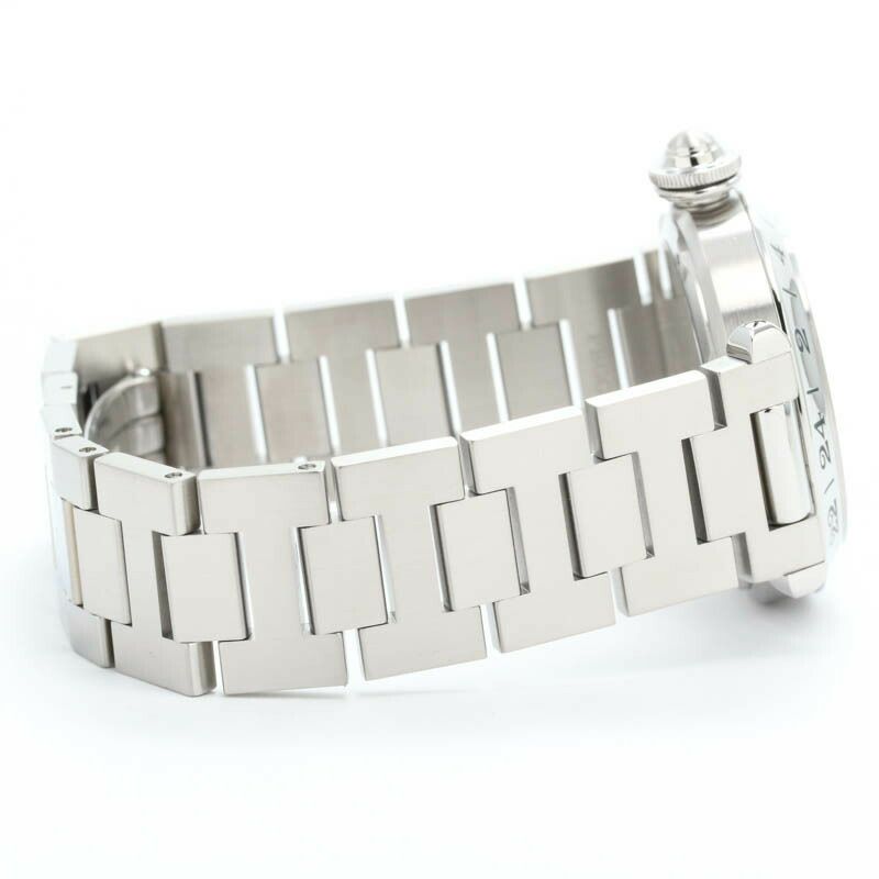 【仮】カルティエ【CARTIER】パシャCメリディアンGMTW31029M7メンズシルバーステンレススティール腕時計時計PASHACMERIDIANGMTSILVERSS【中古】