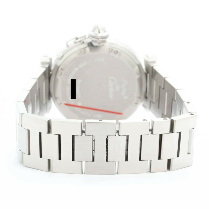 【仮】カルティエ【CARTIER】パシャCメリディアンGMTW31029M7メンズシルバーステンレススティール腕時計時計PASHACMERIDIANGMTSILVERSS【中古】