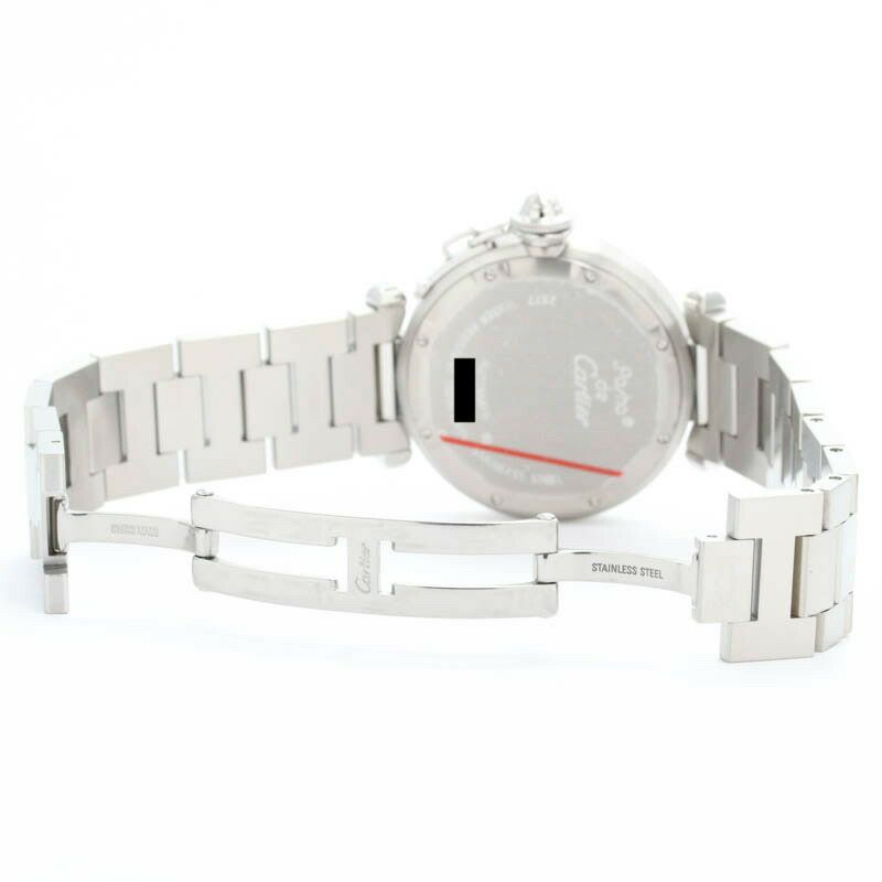 【仮】カルティエ【CARTIER】パシャCメリディアンGMTW31029M7メンズシルバーステンレススティール腕時計時計PASHACMERIDIANGMTSILVERSS【中古】