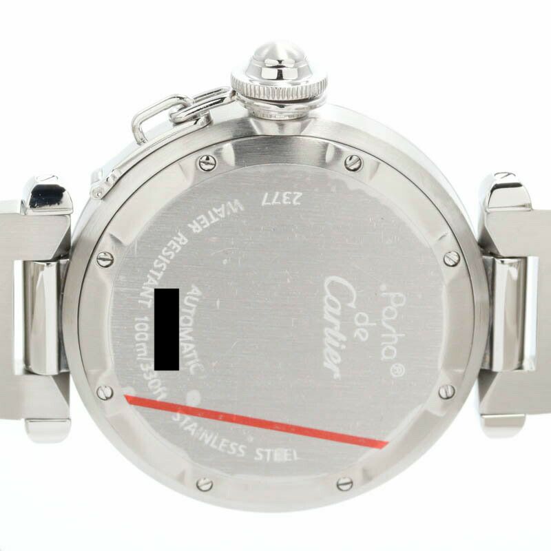 【仮】カルティエ【CARTIER】パシャCメリディアンGMTW31029M7メンズシルバーステンレススティール腕時計時計PASHACMERIDIANGMTSILVERSS【中古】