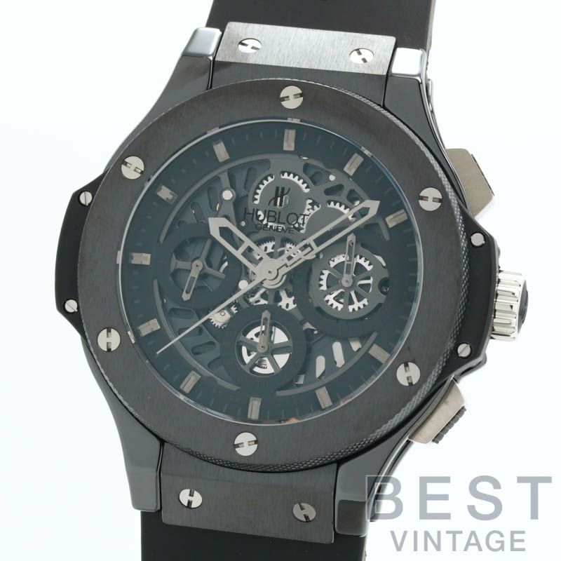 中古】HUBLOT BIG BANG AEROBAN ALL BLACK ウブロ ビッグバン 