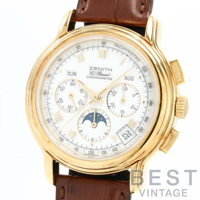 中古】ZENITH CHRONOMASTER TRIPLE CALENDAR MOON PHASE ゼニス クロノ 