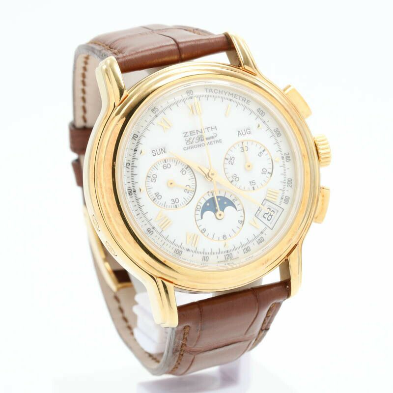 中古】ZENITH CHRONOMASTER TRIPLE CALENDAR MOON PHASE ゼニス