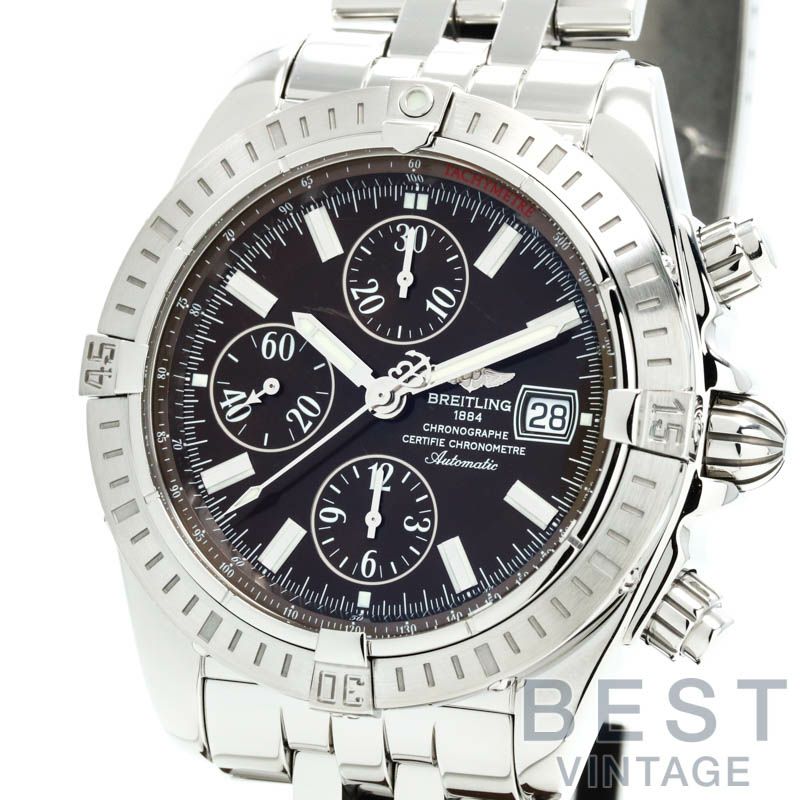 【仮】ブライトリング【BREITLING】クロノマットエボリューションA13356(A156Q25PA)メンズブラウンステンレススティール腕時計時計BROWNSS【中古】