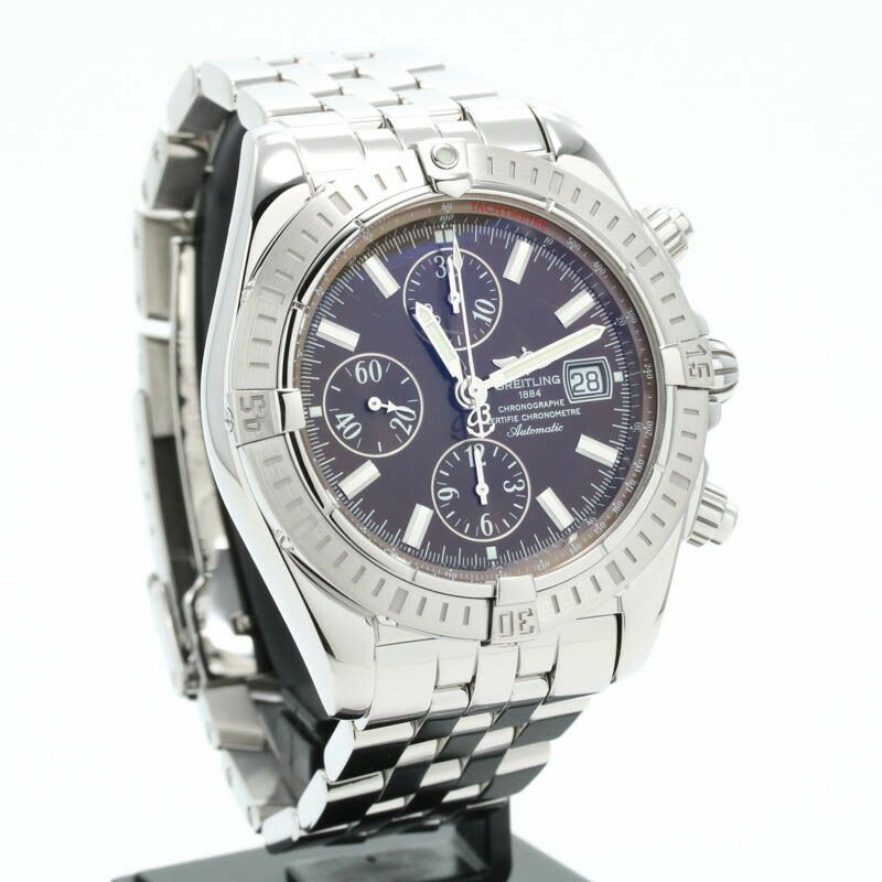 【仮】ブライトリング【BREITLING】クロノマットエボリューションA13356(A156Q25PA)メンズブラウンステンレススティール腕時計時計BROWNSS【中古】