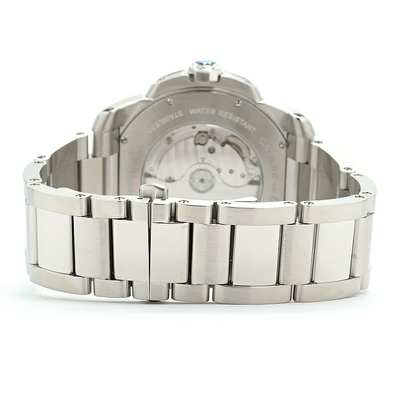 【仮】カルティエ【CARTIER】カリブルドゥカルティエW7100015メンズシルバーステンレススティール腕時計時計CALIBREDECARTIERSILVERSS【中古】