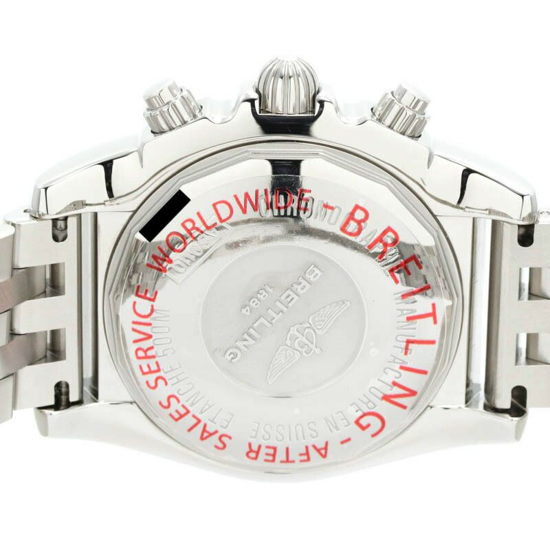 【仮】ブライトリング【BREITLING】クロノマット44AB0110(A011K22PA)メンズミラージュレッドステンレススティール腕時計時計CHRONOMAT44MIRAGEREDSS【中古】