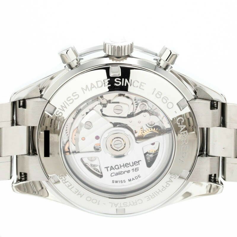 【仮】タグ・ホイヤー【TAGHEUER】カレラタキメータークロノグラフCV2015.BA0786メンズブルーステンレススティール腕時計時計CARRERATACHYMETRECHRONOGRAPHBLUESS【中古】