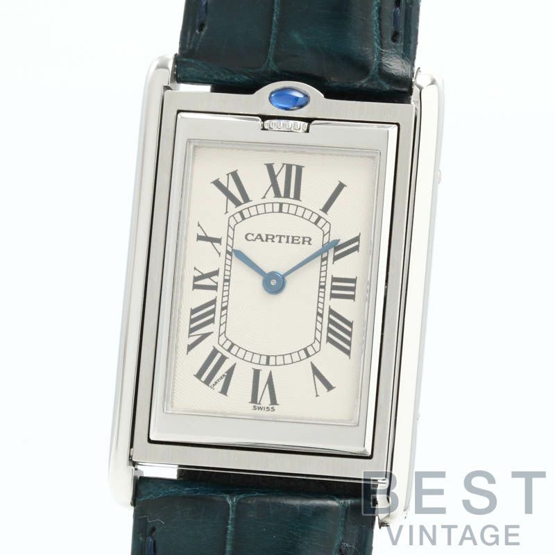 【中古】CARTIER  TANK BASCULANTE WATCH LM  カルティエ タンク バスキュラント ウォッチ LM W1011358