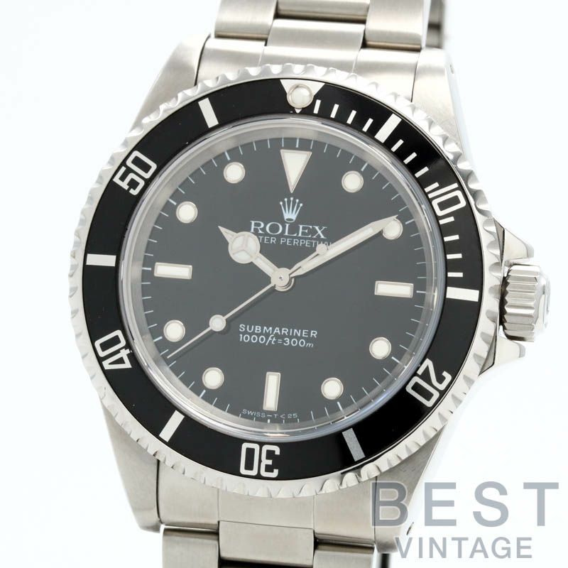 【仮】ロレックス【ROLEX】サブマリーナー14060メンズブラックステンレススティール腕時計時計SUBMARINERBLACKSS【中古】