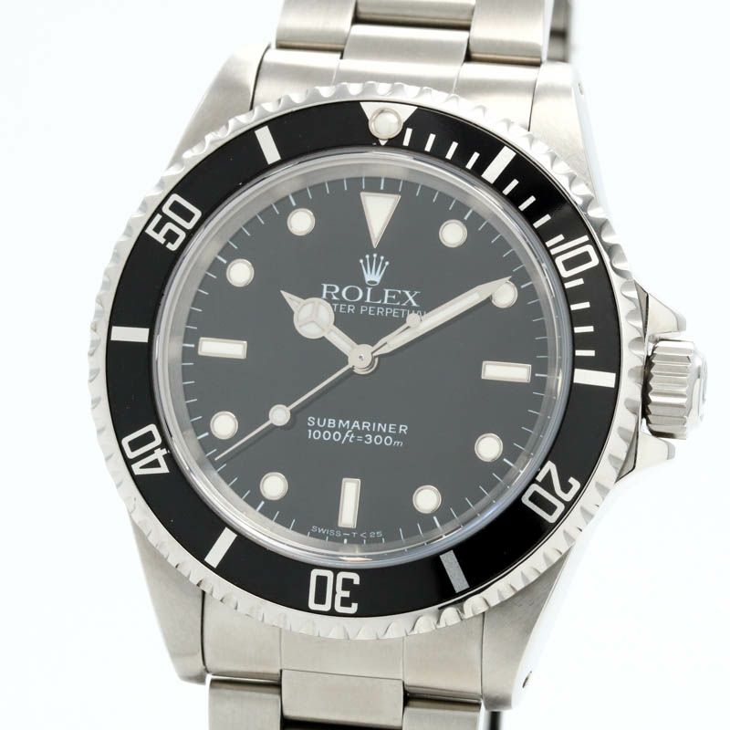 【仮】ロレックス【ROLEX】サブマリーナー14060メンズブラックステンレススティール腕時計時計SUBMARINERBLACKSS【中古】
