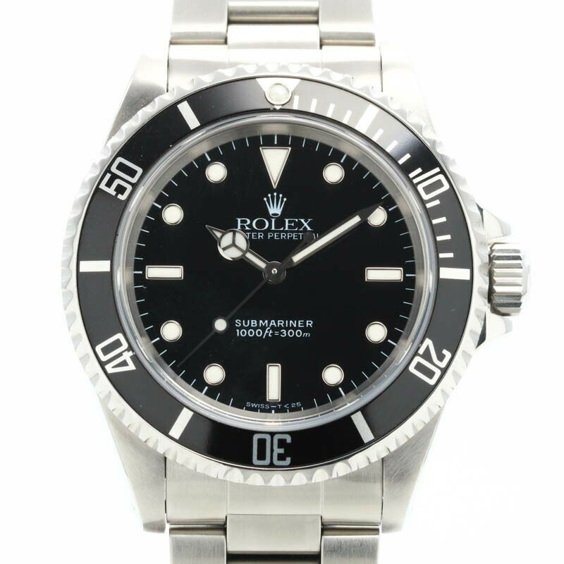 【仮】ロレックス【ROLEX】サブマリーナー14060メンズブラックステンレススティール腕時計時計SUBMARINERBLACKSS【中古】