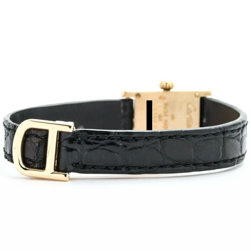 【仮】カルティエ【CARTIER】タンクミニWB202051レディースシルバーK18イエローゴールド腕時計時計TANKMINISILVERK18YG【中古】