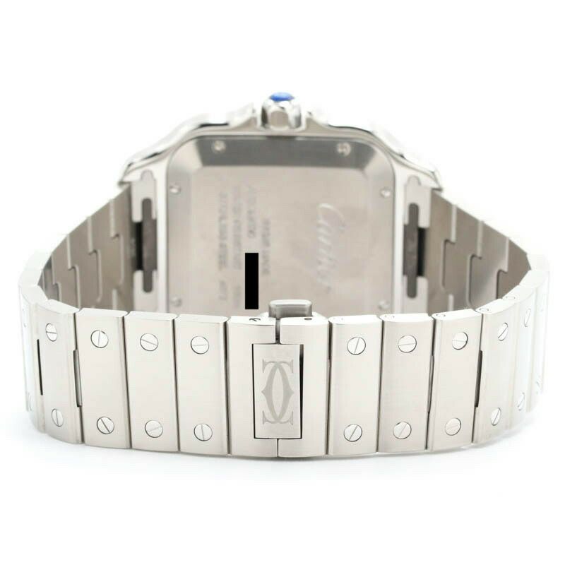 【仮】カルティエ【CARTIER】サントスドゥカルティエウォッチLMWSSA0030メンズブルーステンレススティール腕時計時計SANTOSDECARTIERWATCHLMBLUESS【中古】