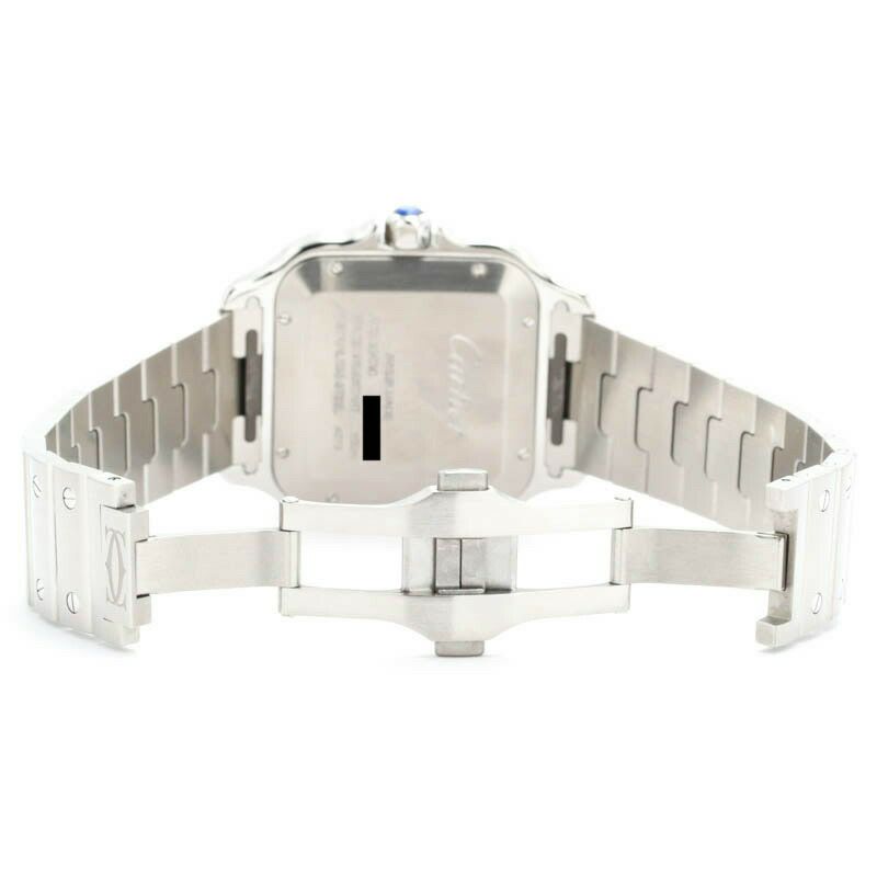 【仮】カルティエ【CARTIER】サントスドゥカルティエウォッチLMWSSA0030メンズブルーステンレススティール腕時計時計SANTOSDECARTIERWATCHLMBLUESS【中古】