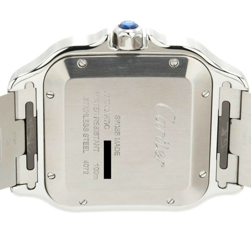 【仮】カルティエ【CARTIER】サントスドゥカルティエウォッチLMWSSA0030メンズブルーステンレススティール腕時計時計SANTOSDECARTIERWATCHLMBLUESS【中古】
