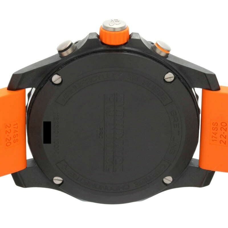 【仮】ブライトリング【BREITLING】エンデュランスプロブライトライトX82310A51B1S1メンズブラックオレンジブライトライト腕時計時計ENDURANCEPROBREITLIGHTBLACKORANGE【中古】
